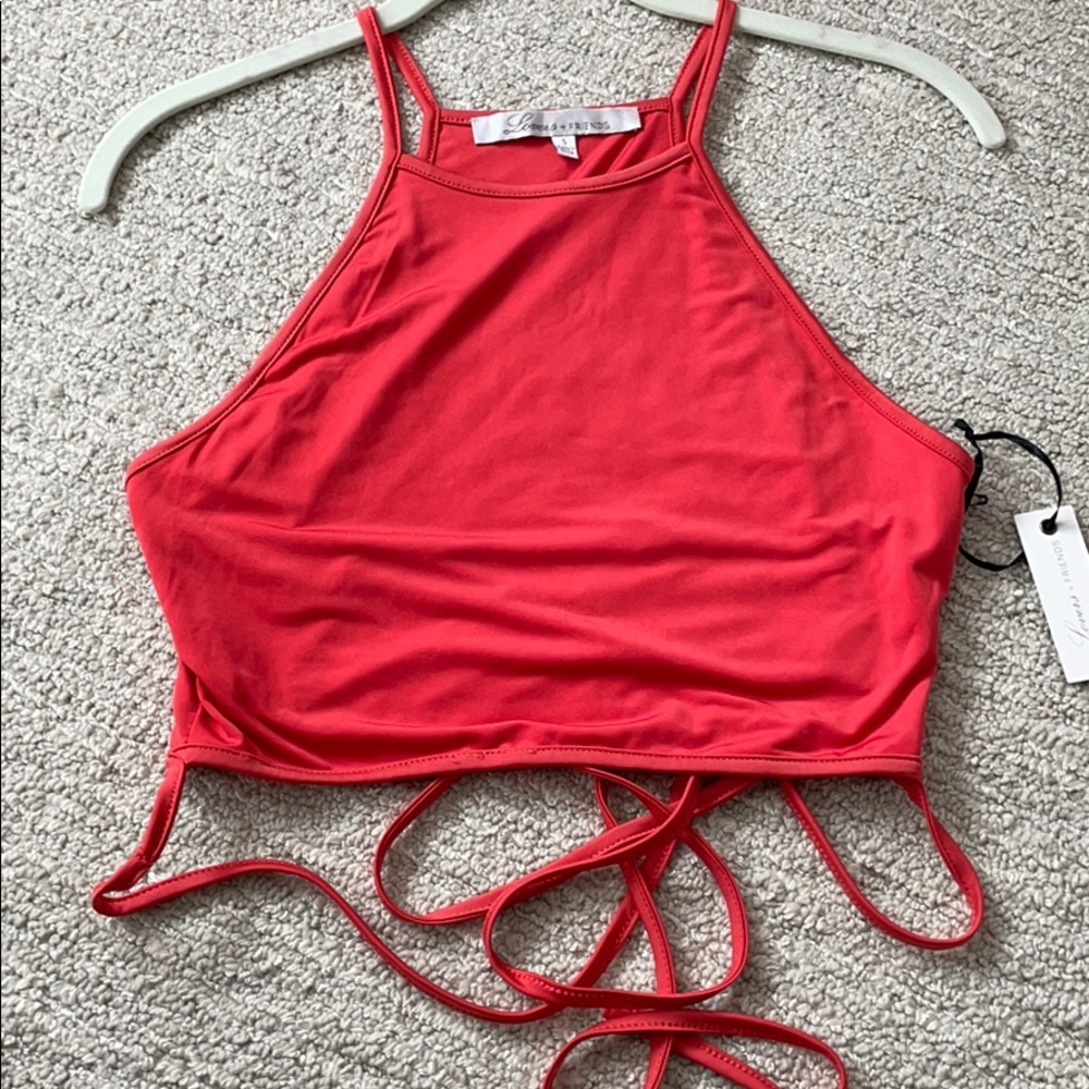 Lovers & Friends Halter Crop Tank